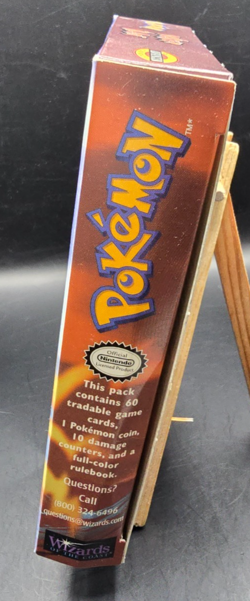 Pokemon TCG WOTC 1999 Base Set Jungle Water Blast EMPTY Theme Deck w/ Rule Book - Image 5