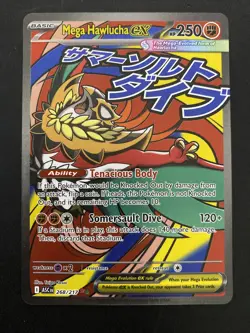 Pokemon TCG Mega Hawlucha Ex 268/217 Mega Attack Rare Ascended Heroes - Image 3