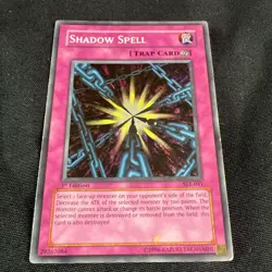 Shadow Spell SKE-041 (Super Rare, 1st Ed, Lightly Played / LP) Yugioh - Image 1