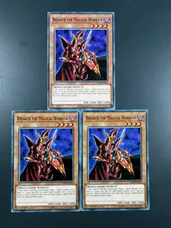 Yugioh - Breaker The Magical Warrior X3 Playset - Common - LEDD Mixed Editions - Image 1