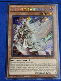 Yu-Gi-Oh! Fallen of the White Dragon Secret Rare BPRO-EN024 1st Edition - Image 3