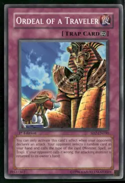 1996 Yu-Gi-Oh! 1st Edition Ordeal Of A Traveler SD7-EN030 - Image 1