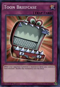 Toon Briefcase 1st Ed Super Rare DRL2-EN029 Yu-Gi-Oh! - Image 1