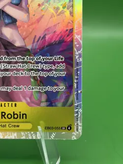 One Piece TCG Nico Robin ENGLISH EB03-055 HEROINES SR - Image 2