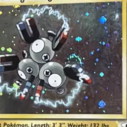 🔥 Lt. Surge's Magneton 8/132 Holo Rare HP 🌀 SWIRL | Gym Heroes Pokemon Card - Image 4