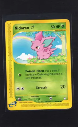Nidoran - 96/147 - Common - Aquapolis - Pokemon Card - LP - Image 1