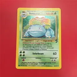 Pokemon Venusaur Base Set 2 Holo Rare 100 HP 018/130 English Card - Image 1