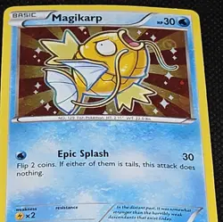Pokemon TCG Shiny Magikarp Black Star Holo Promo Card XY143 - LP 🎏✨ - Image 3