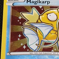Pokemon TCG Shiny Magikarp Black Star Holo Promo Card XY143 - LP 🎏✨ - Image 5