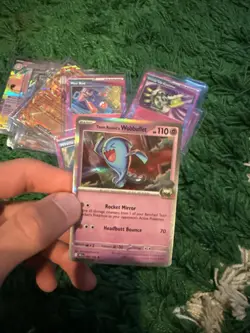 Team Rocket Wobbuffet Pokemon Card 110 HP Reverse Holo Rare - Image 1