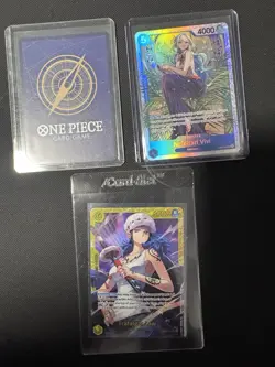 Bandai One Piece Card Game EB03 3 Character Cards English Nico Robin Vivi Law - Image 2