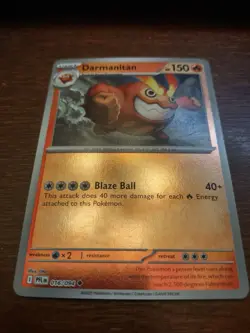 Darmanitan 016/094 Me02: Phantasmal Flames Reverse Holo Pokemon Card - Image 1