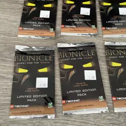 10 Packs 2001 Bionicle Quest for the Masks 3 cards Per pack Limited Edition Lego - Image 2