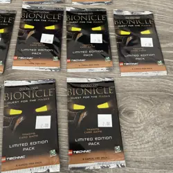 10 Packs 2001 Bionicle Quest for the Masks 3 cards Per pack Limited Edition Lego - Image 3