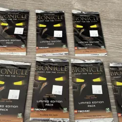 10 Packs 2001 Bionicle Quest for the Masks 3 cards Per pack Limited Edition Lego - Image 4