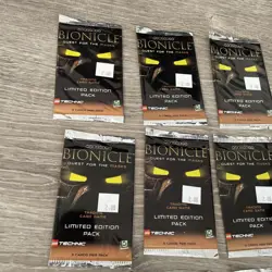 10 Packs 2001 Bionicle Quest for the Masks 3 cards Per pack Limited Edition Lego - Image 5