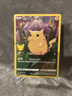 Pokemon 2021 Celebrations Pikachu Card 005/025 - Image 1