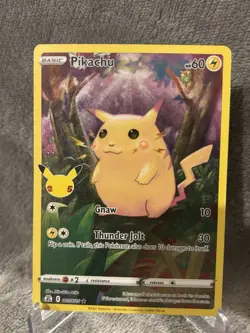 Pokemon 2021 Celebrations Pikachu Card 005/025 - Image 2