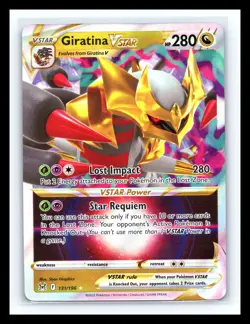 💥 Giratina VSTAR 131/196 SWSH11: Lost Origin Holo Pokemon Card TCG - Image 1