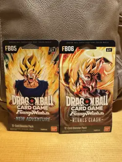 2 Dragon Ball Super Card Game Fusion World Booster Packs FB05 FB06 English - Image 1