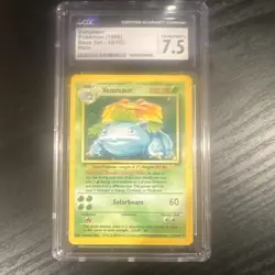 Pokemon Venusaur 15/102 Base Set Holo Rare 100 HP English Card - Image 1