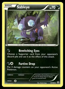 Sableye 44/98 Ancient Origins Pokemon TCG trading card - Image 1