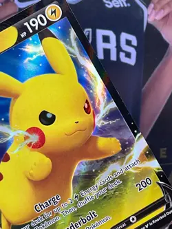 Pokemon TCG Pikachu V SWSH061 Full Art Holo Card Sword & Shield - Image 3