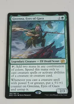 MTG Gwenna, Eyes of Gaea The Brothers' War Regular Magic NM - Image 1