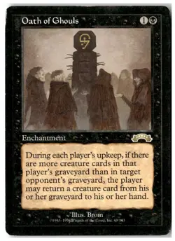 MTG Oath of Ghouls - Exodus Heavily Played English - Image 1
