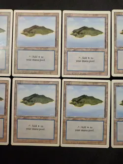 10x Island (B) Revised Basic Land Mana Mixed Condition Magic The Gathering MTG - Image 3