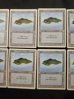 10x Island (B) Revised Basic Land Mana Mixed Condition Magic The Gathering MTG - Image 4