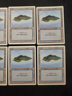10x Island (B) Revised Basic Land Mana Mixed Condition Magic The Gathering MTG - Image 5