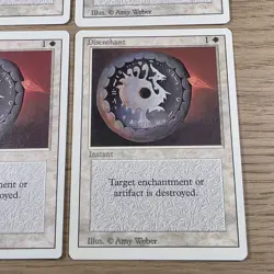 Magic the Gathering Revised Disenchant x 4 MTG White LP - Image 3