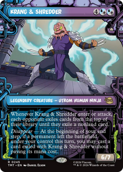Krang & Shredder (FOIL) x1 - MTG Teenage Mutant Ninja Turtles TMT #245 - Image 1