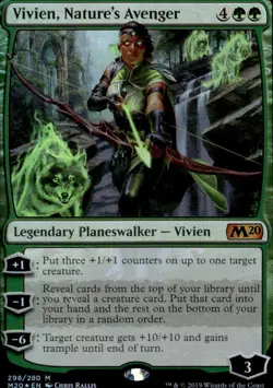 Core Set 2020 #298 Vivien, Nature's Avenger - Image 1