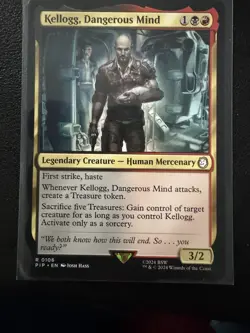 1x Kellogg, Dangerous Mind NM-Mint, English Universes Beyond: Fallout MTG Magic - Image 1