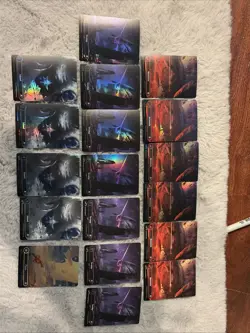 Magic The Gathering Edge Of Eternities Foil Galaxy Land Lot! + reg Foils! - Image 1