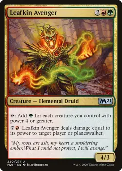 Leafkin Avenger [Core Set 2021] Magic MTG - Image 1