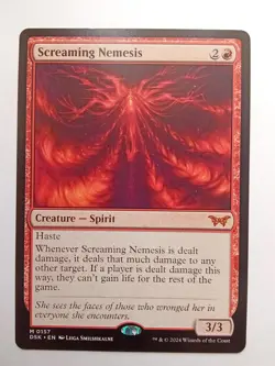 Screaming Nemesis 157 Duskmourn: House of Horror MTG - Image 1