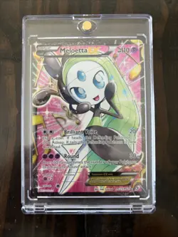 Pokemon Meloetta EX Full Art Legendary Treasures Radiant Collection-RC25/25 - Image 1