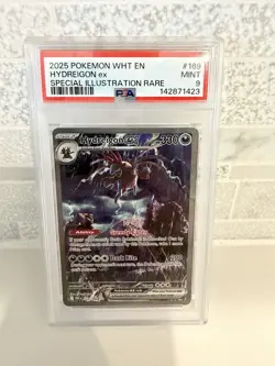 Pokemon TCG Hydreigon ex 169/086 White Flare Special Illustration Rare PSA 9 - Image 1
