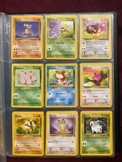 Fossil and Jungle Set Pokemon Cards Bundle Vintage Collection No Duplicates - Image 1