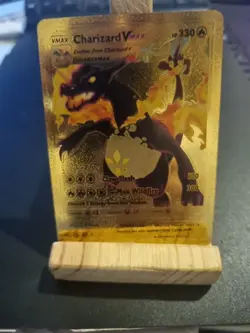 Charizard Vmax Gold Pokemon Card Brand New - Image 1