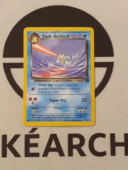 Pokemon Karte Dunkles Entoron 37/82 Team Rocket Set Pokemon Dark Golduck - Image 1