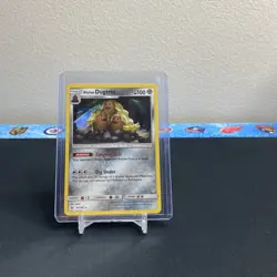 Pokemon TCG Alolan Dugtrio Reverse Holo Rare #87 Sun & Moon 2017 - Image 1