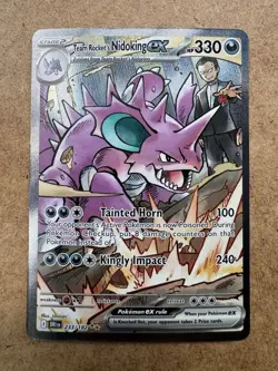 Pokemon TCG Team Rockets Nidoking EX 233/182 Destined Rivals - Image 1