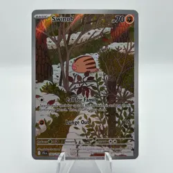 Swinub 165/159 Pokemon Journey Together Illustration Rare Full Art Holo M/NM - Image 1