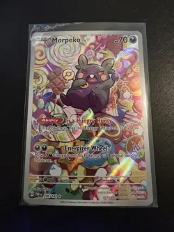 Pokemon TCG Morpeko Paradox Rift 206/182 Illustration Rare NM/MT Pack Fresh - Image 1
