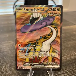 Raging Bolt ex Full Art Ultra Rare - 196/162 - Temporal Forces Pokemon 2024 - Image 1