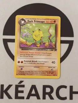 Pokemon Karte Dunkles Rasaff 43/82 Team Rocket Set Pokemon Dark Primeape - Image 1